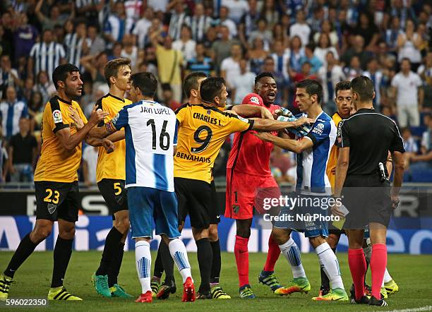 Carlos Kameni during La Liga match between F.C. Barcelona v Betis, in Barcelona, on August 26, 2016.