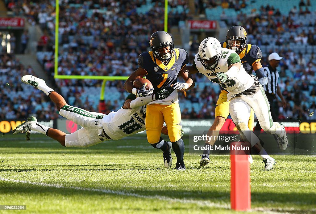 University of California v University of Hawaii - College Football Sydney Cup