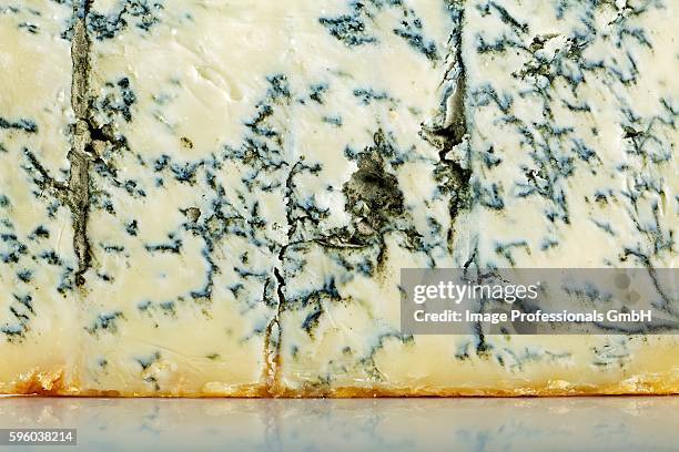 gorgonzola (close-up) - gorgonzola stock pictures, royalty-free photos & images