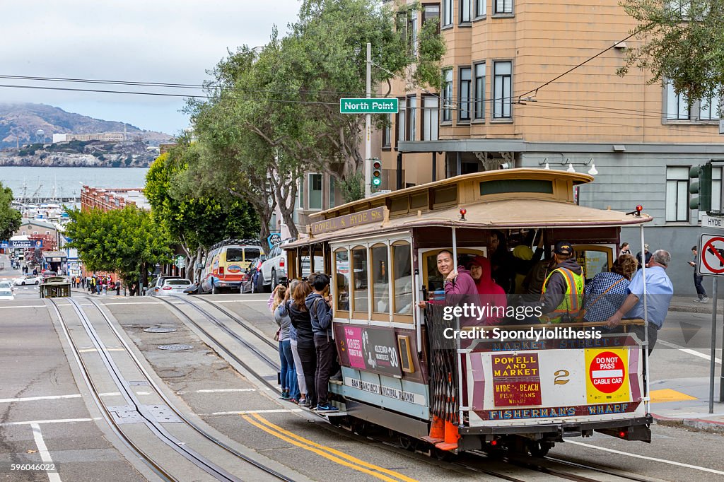 San Francisco Cable Car Alcatraz Island