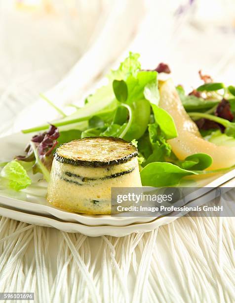 roquefort flan with aubergines - flan stock pictures, royalty-free photos & images