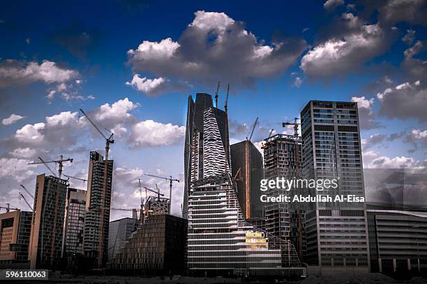 king abdullah financial district (kafd) - al riad stock pictures, royalty-free photos & images