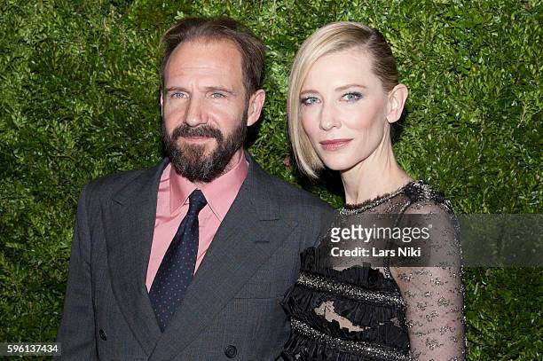 Ralph Fiennes and Cate Blanchett attend the "8th Annual Museum Of Modern Art Film Benefit Honoring Cate Blanchett" at MOMA in New York City. © LAN