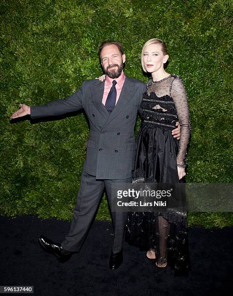 Ralph Fiennes and Cate Blanchett attend the "8th Annual Museum Of Modern Art Film Benefit Honoring Cate Blanchett" at MOMA in New York City. © LAN