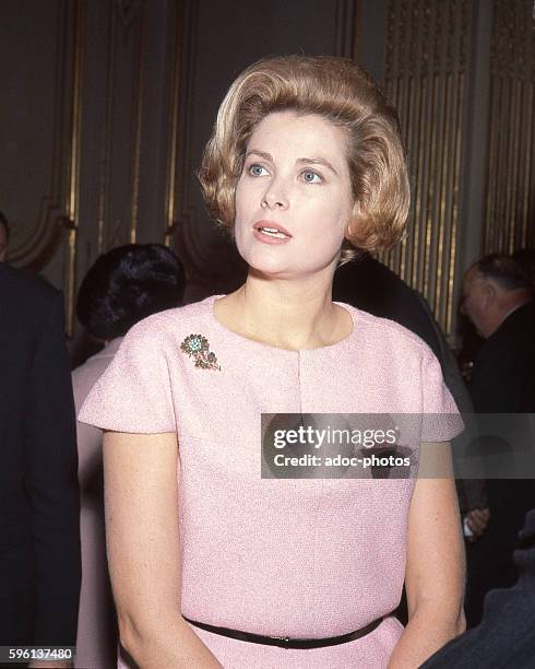 Grace Patricia Kelly , American film actress who, after marrying Prince Rainier III, became Princess of Monaco. In 1966.