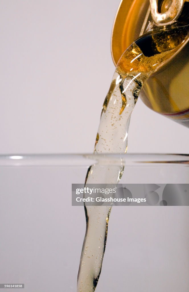 Pouring Beer from a Can