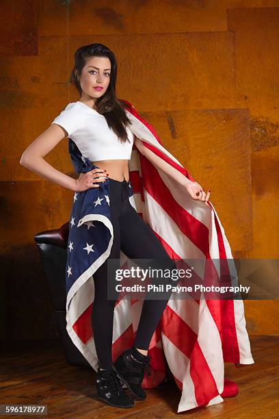 Womens Leggings, American Flag Leggings