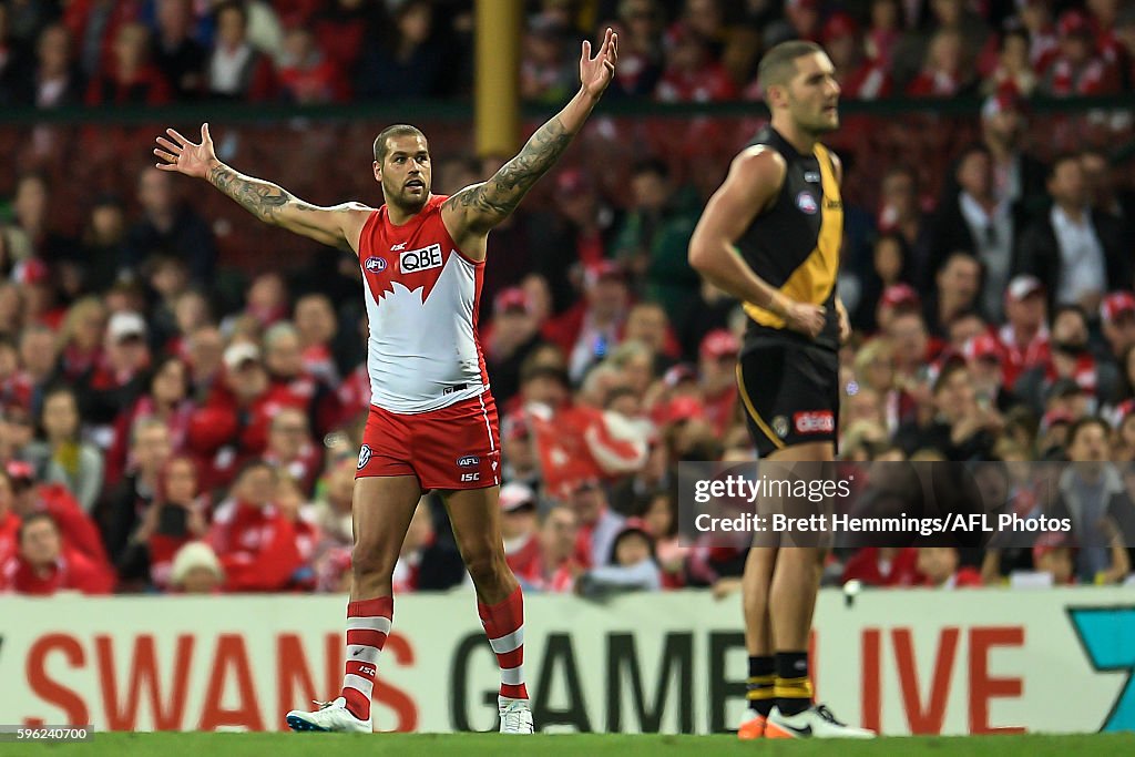 AFL Rd 23 - Sydney v Richmond