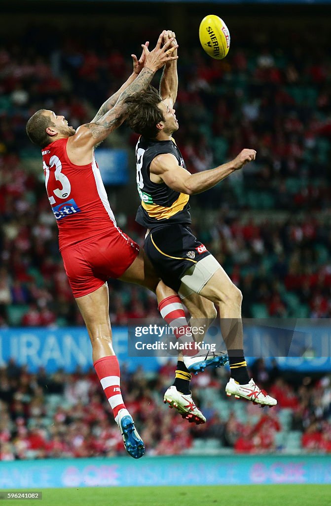 AFL Rd 23 - Sydney v Richmond