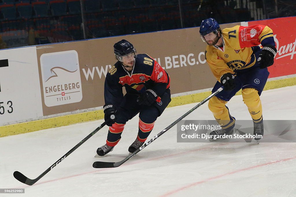 Djurgarden Stockholm v HC Davos - Champions Hockey League