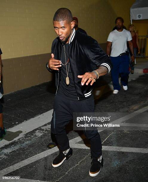 Usher attends the Summer Sixteen Concert After-Party at The Mansion Elan on August 27, 2016 in Atlanta, Georgia.