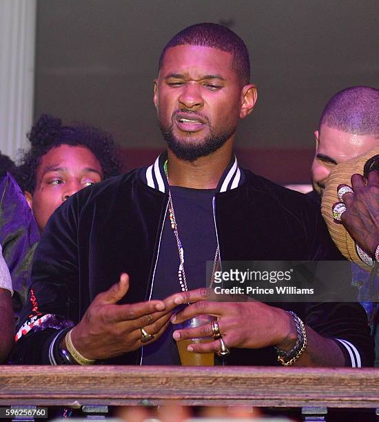 Usher attends the Summer Sixteen Concert After-Party at The Mansion Elan on August 27, 2016 in Atlanta, Georgia.