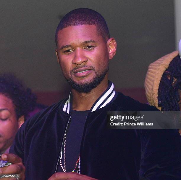 Usher attends the Summer Sixteen Concert After-Party at The Mansion Elan on August 27, 2016 in Atlanta, Georgia.