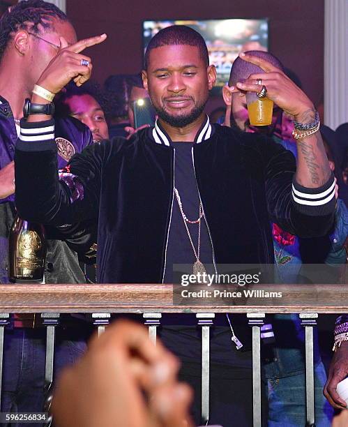 Usher attends the Summer Sixteen Concert After-Party at The Mansion Elan on August 27, 2016 in Atlanta, Georgia.