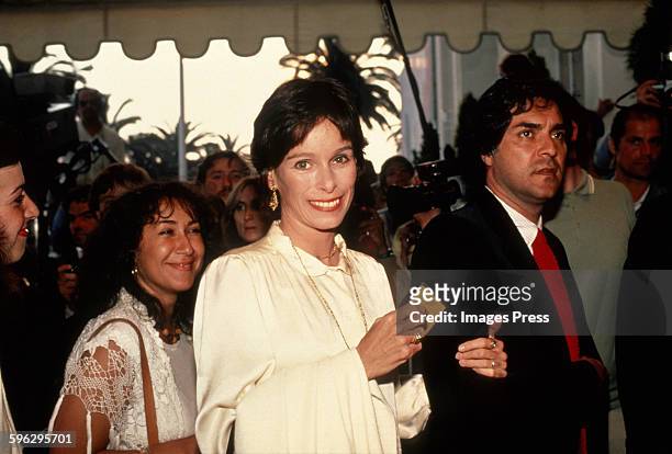 Geraldine Chaplin at the Cannes Film Festival circa 1982 in Cannes, France.