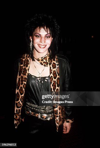 Joan Jett circa 1985 in New York City.