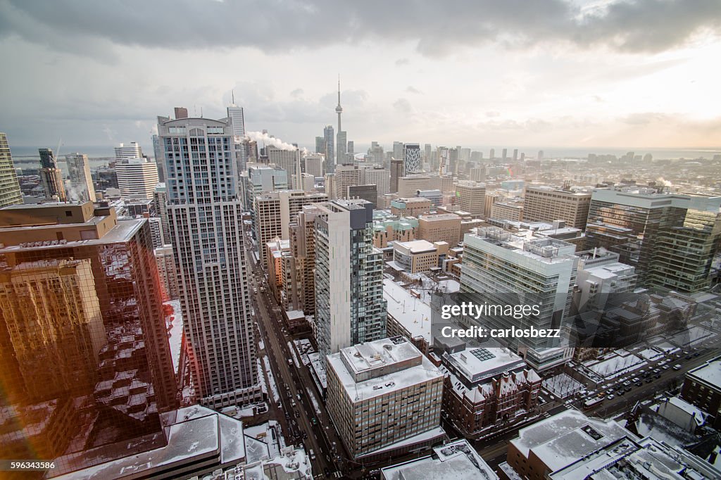 Toronto winter sunrise