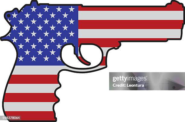 american gun - national rifle association stock illustrations