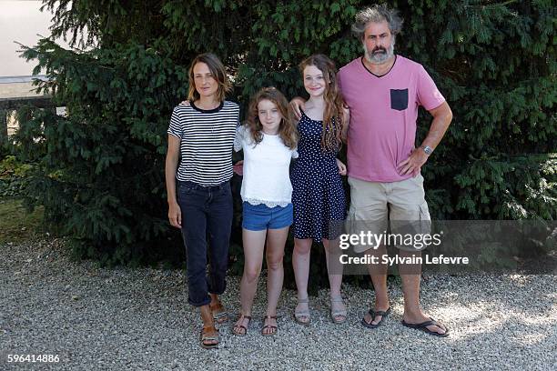 Camille Cottin, Fanie Zanini, Heloise Dugas and Gustave Kervern attends 9th Angouleme French-Speaking Film Festival on August 27, 2016 in Angouleme,...