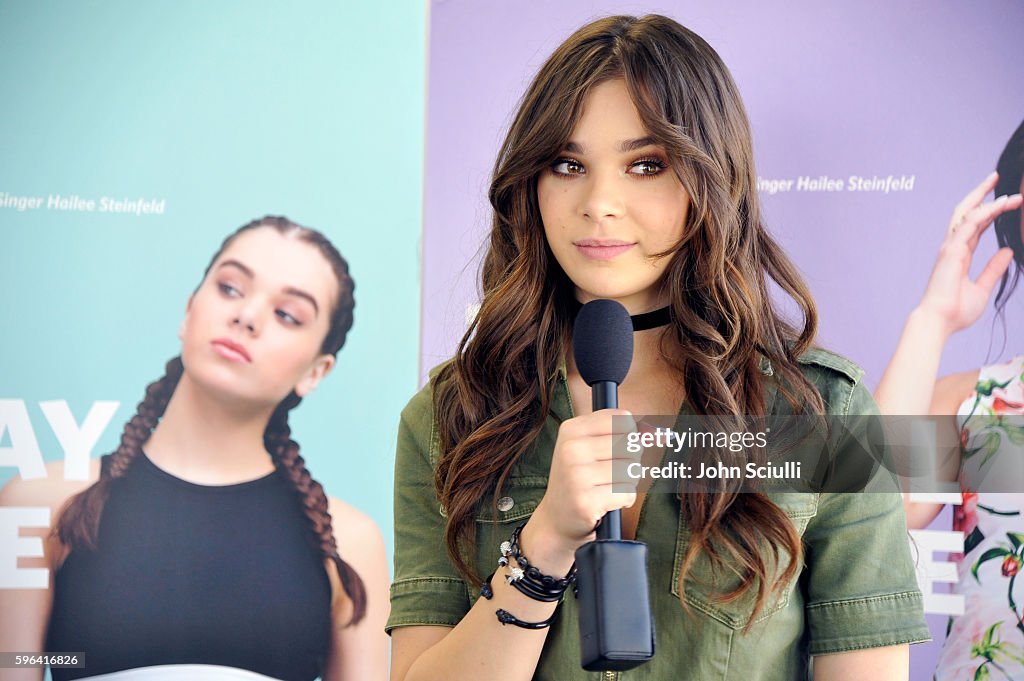 Actress and singer Hailee Steinfeld attends the Cotton Inc "Find Your