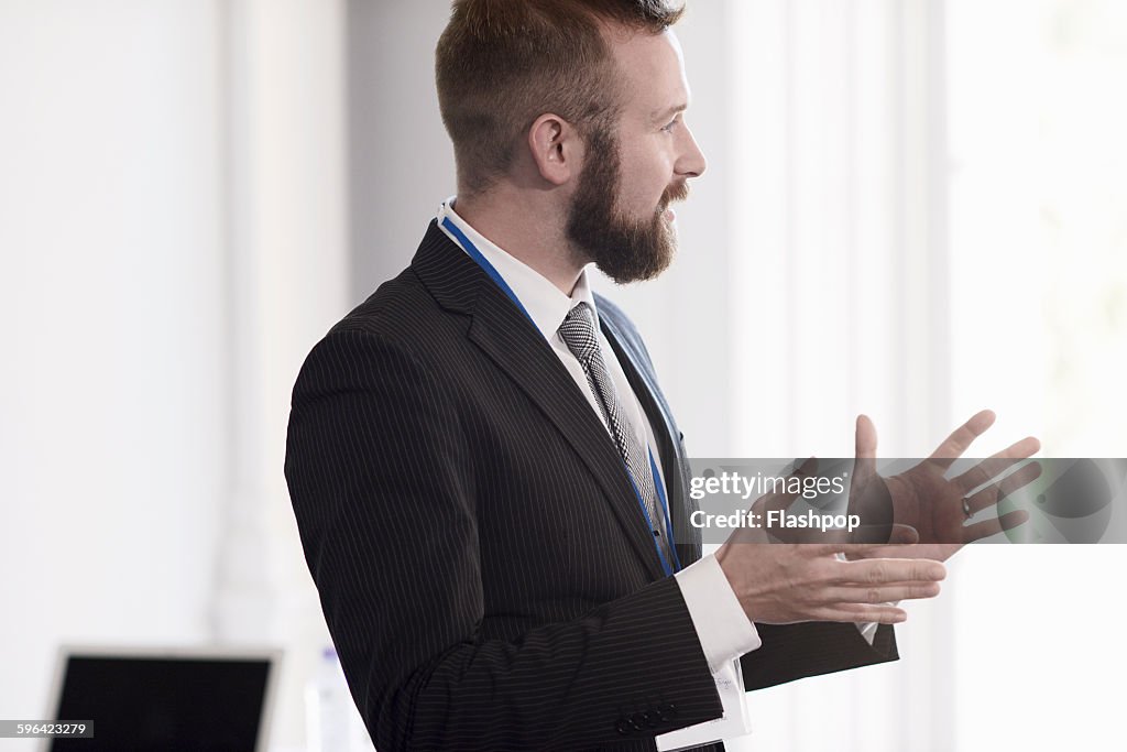 Portrait of business person