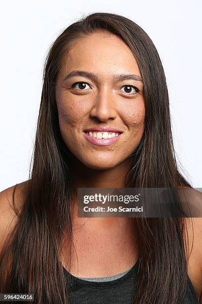 Samantha Crawford of USA poses for a WTA Portrait at Arthur Ashe Stadium on August 26, 2016 in New York City.