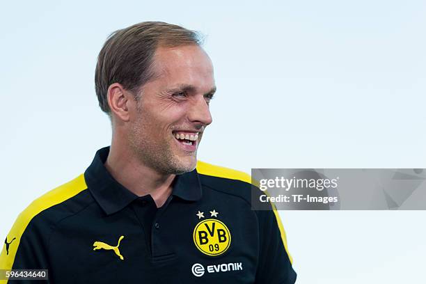 Trier, Germany , DFB-Pokal 1. Runde, SV Eintracht Tier 05 - BV Borussia Dortmund, 0:3, Trainer Thomas Tuchel