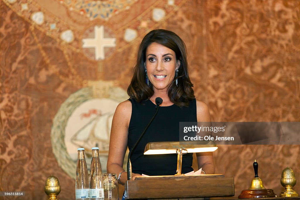 Danish Princess Marie Attends Opening Of Summit Meeting "Better Food For More People" in Copenhagen.