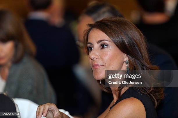 Princess Marie of Denmark attends the international food summit "Better Food For More People" opening ceremony and gala dinner at Copenhagen City...