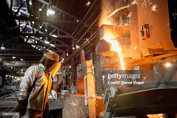 steel worker - incineration plant stock pictures, royalty-free photos & images