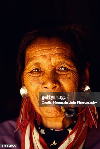 Portrait of a Karen Hill Tribeswoman