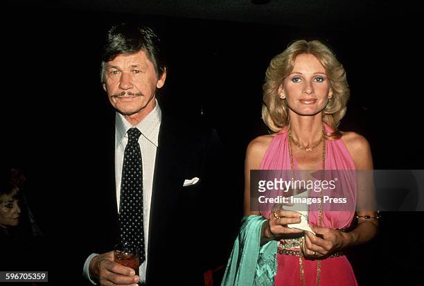 Charles Bronson and Jill Ireland circa 1979 in New York City.