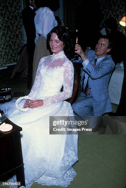 Robert F. Kennedy Jr.'s bride Emily Ruth Black photographed on her wedding day April 3, 1982 in her hometown of Bloomington, Indiana.