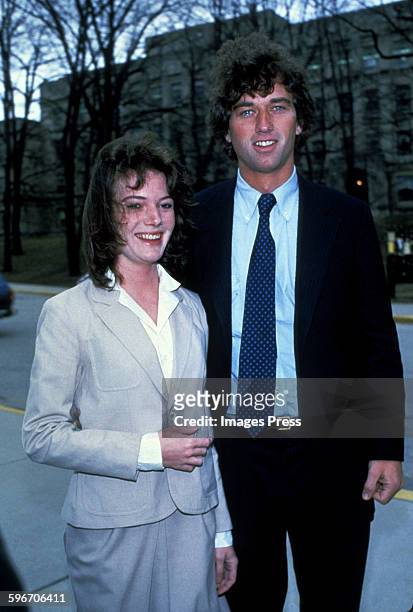 Robert F. Kennedy Jr. And Emily Ruth Black photographed the day before their wedding on April 2, 1982 in her hometown of Bloomington, Indiana.