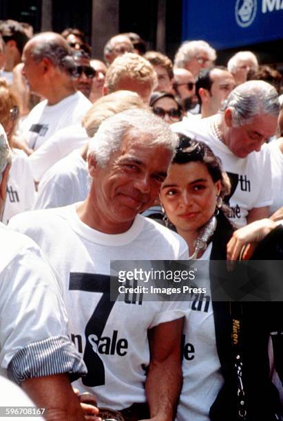 Ralph Lauren and Norma Kamali circa 1990 in New York City.