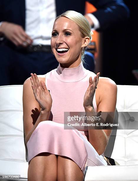Comedian Nikki Glaser onstage at The Comedy Central Roast of Rob Lowe at Sony Studios on August 27, 2016 in Los Angeles, California. The Comedy...