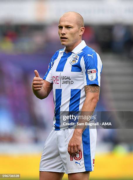 Aaron Mooy of Huddersfield Town during the Sky Bet Championship match between Huddersfield Town and Wolverhampton Wanderers at John Smith's Stadium...