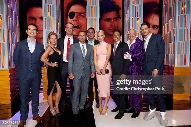 Comedian Jimmy Carr, recording artist Jewel, retired NFL player Peyton Manning, honoree Rob Lowe, actor Rob Riggle, comedian Nikki Glaser, actor...