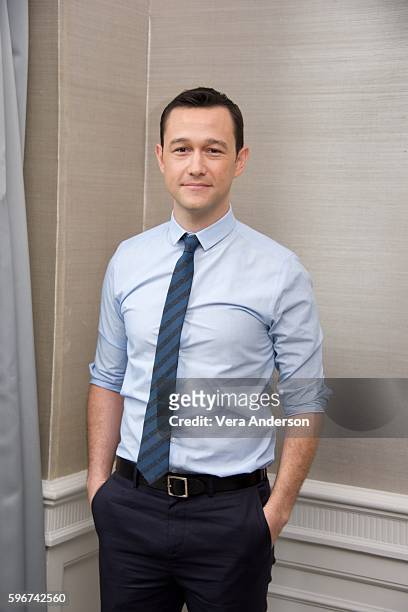Joseph Gordon-Levitt at the "Snowden" Press Conference at the Four Seasons Hotel on August 27, 2016 in Beverly Hills, California.