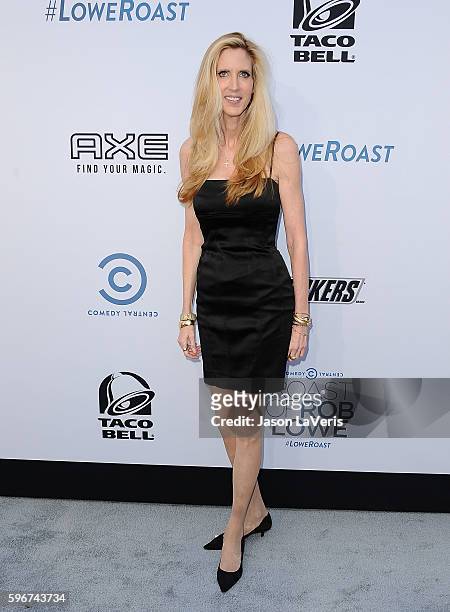 Ann Coulter attends the Comedy Central Roast of Rob Lowe at Sony Studios on August 27, 2016 in Los Angeles, California.