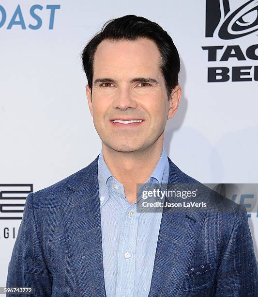 Comedian Jimmy Carr attends the Comedy Central Roast of Rob Lowe at Sony Studios on August 27, 2016 in Los Angeles, California.