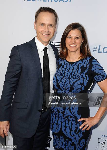 Actor Chad Lowe and wife Kim Painter attend the Comedy Central Roast of Rob Lowe at Sony Studios on August 27, 2016 in Los Angeles, California.