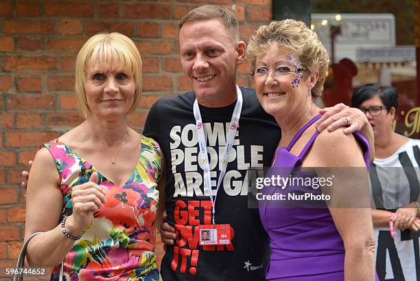 Antony Cotton , actor, attending Manchester Pride 2016 on August 27, 2016 in Manchester, England. The Manchester Pride events are to celebrate the...