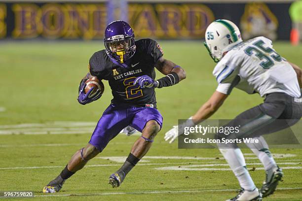 Nov 2014 Wide receiver Justin Hardy of the East Carolina Pirates makes a reception during the third quarter of a game between Tulane and East...