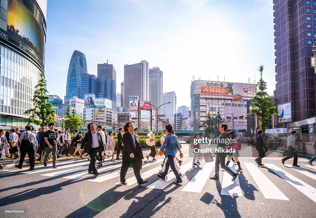 Shinjuku shopping district, Tokyo, Japan