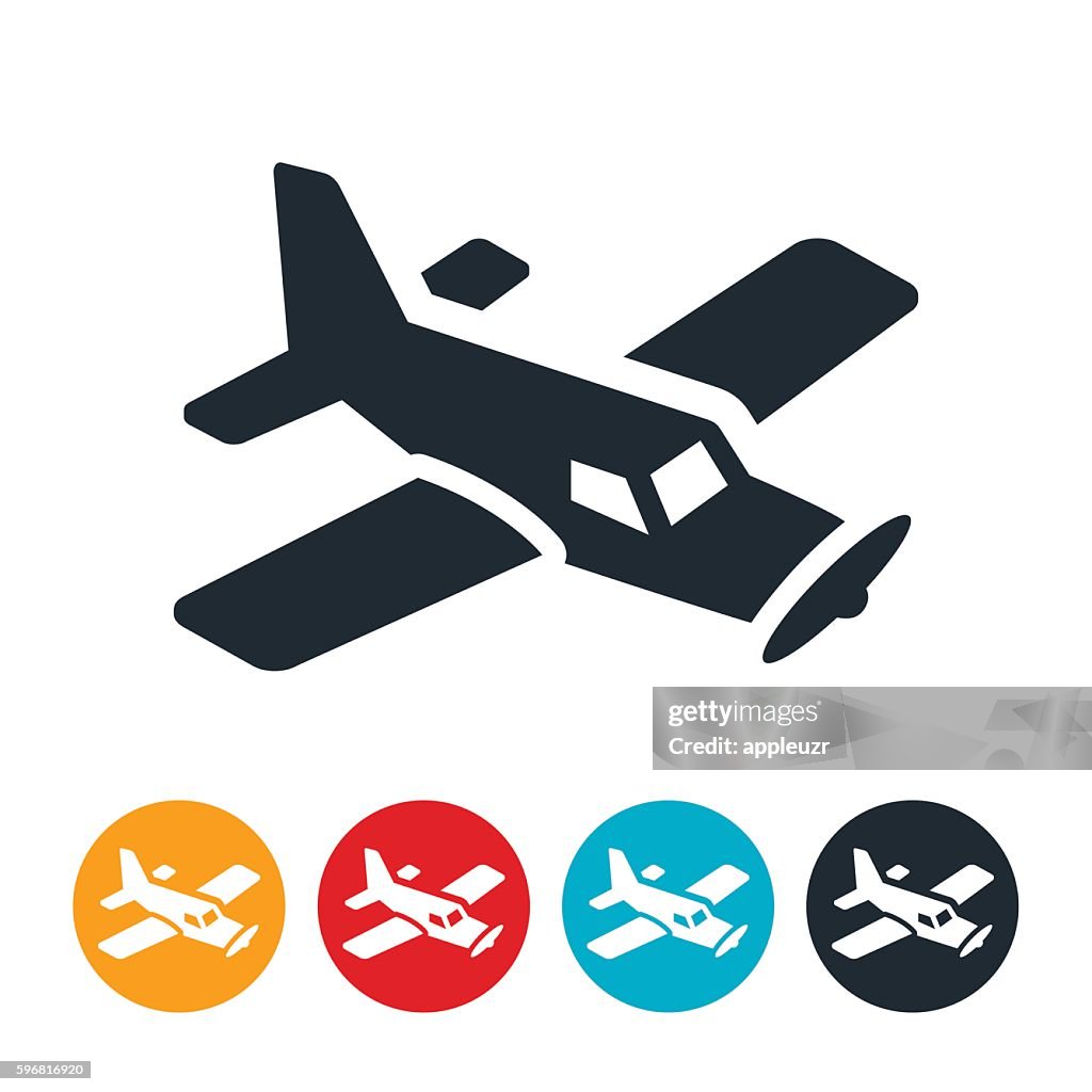 Single Engine Airplane Icon