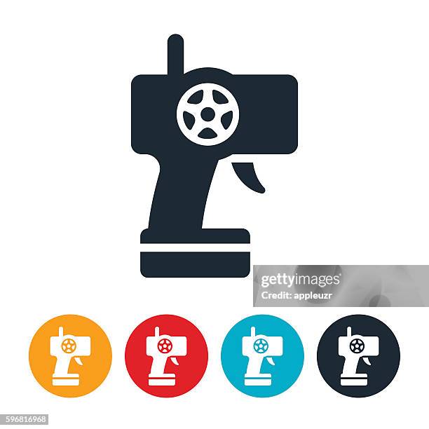 rc remote controller icon - radio control stock illustrations