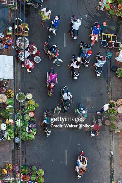 vietnam, mekong delta, exterior - vietnam street food stock pictures, royalty-free photos & images