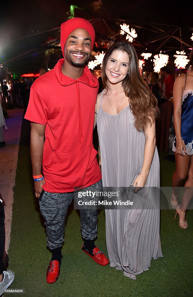 Hugh Hefner Hosts Annual Midsummer Night's Dream Party At The Playboy Mansion