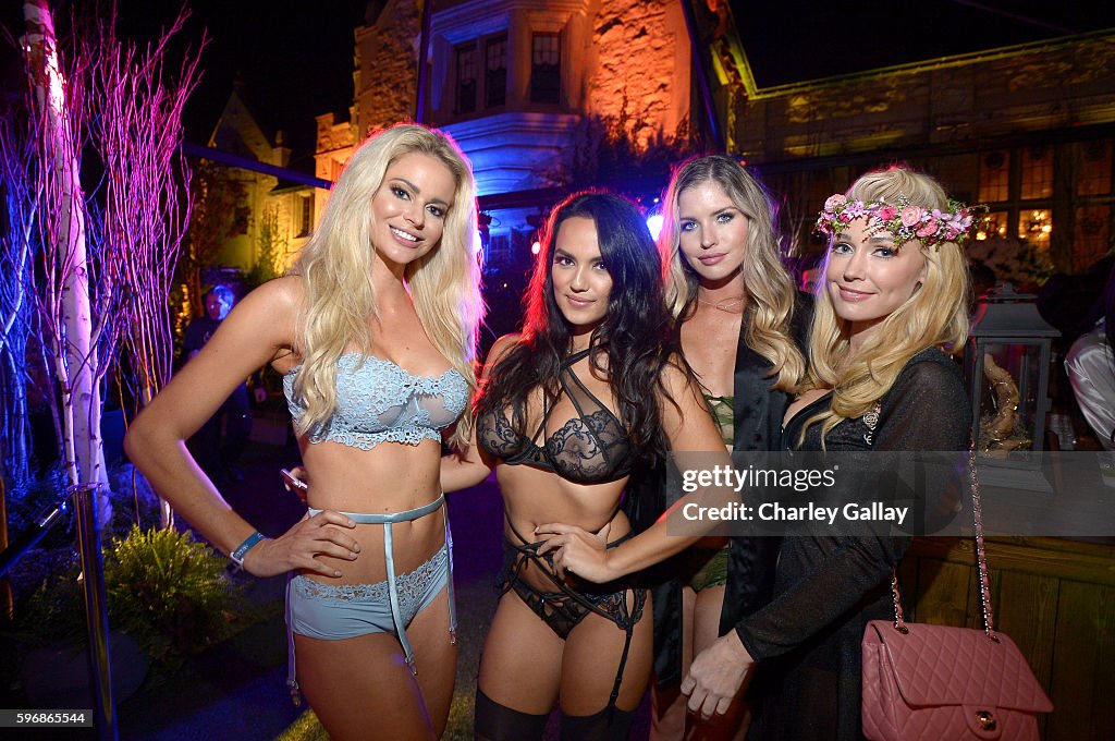 Hugh Hefner Hosts Annual Midsummer Night's Dream Party At The Playboy Mansion